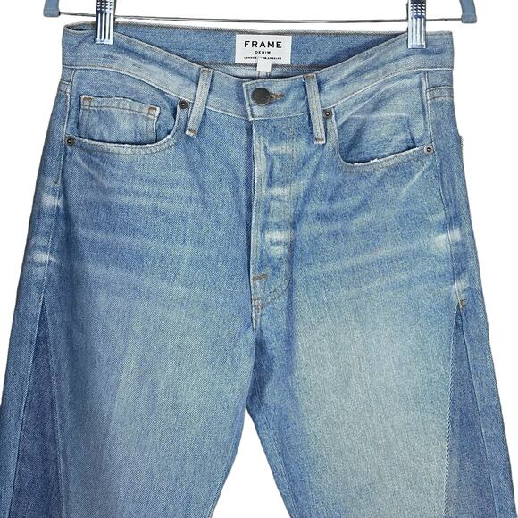 FRAME Denim “Hurley” High-Rise Bell-Bottoms Boho Hippie Flare Leg Jeans 27 EUC - Picture 2 of 16